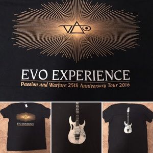 NWOT Steve Vai 100% cotton L authentic vintage